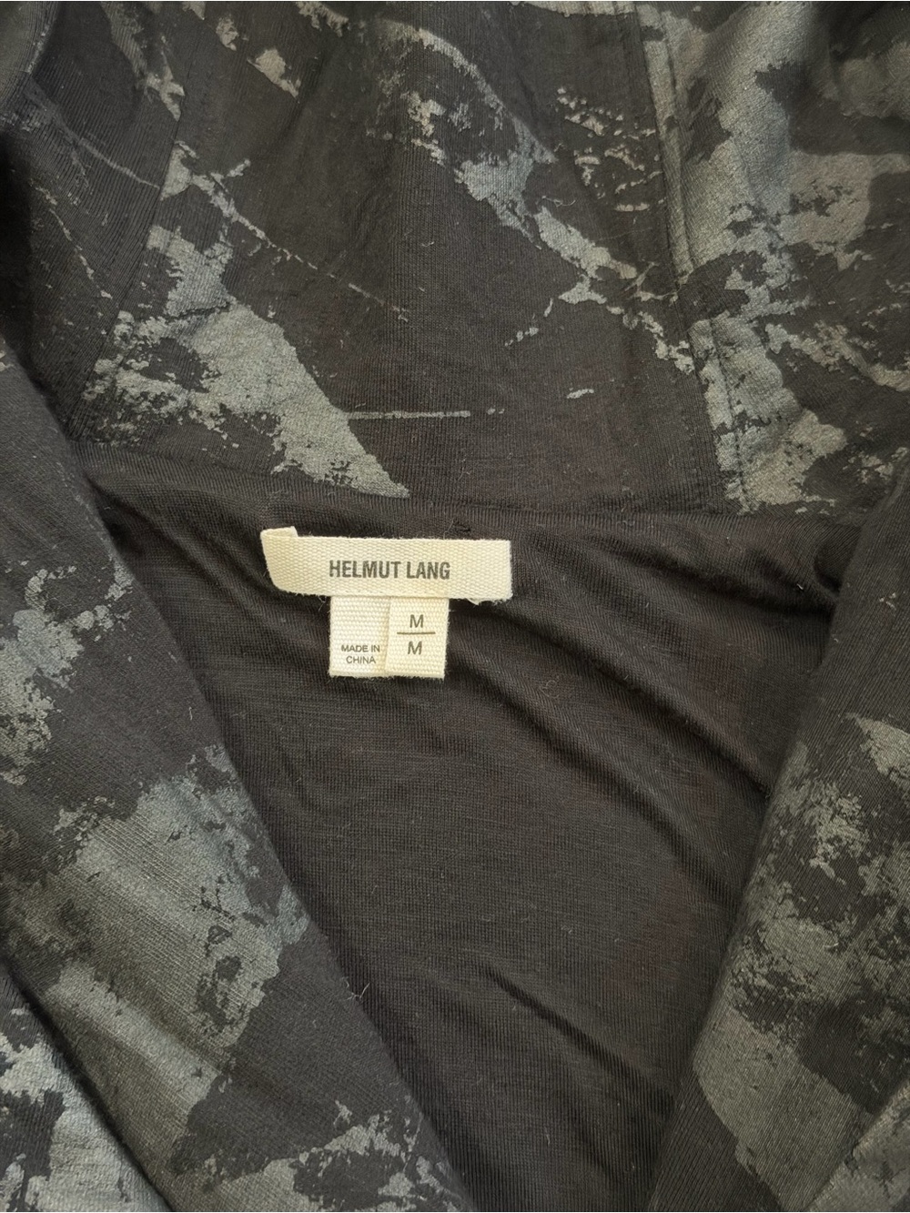 Helmut Lang women’s Black & Charcoal Hooded Bomber Jacket - Picture 3 of 4